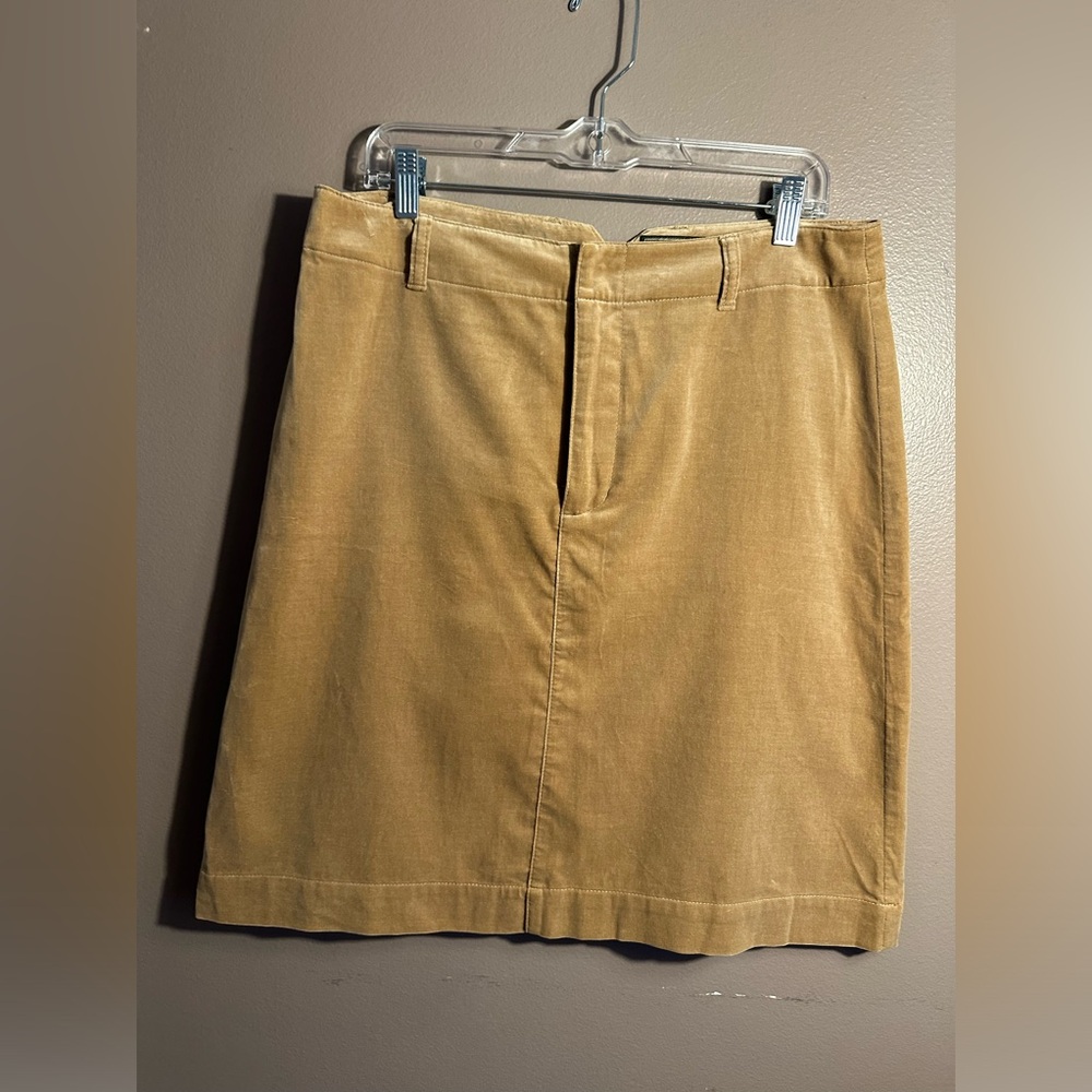 NWT Eddie Bauer Womens Size 12 Stretchy Velvet Skirt Casual Or Dressy